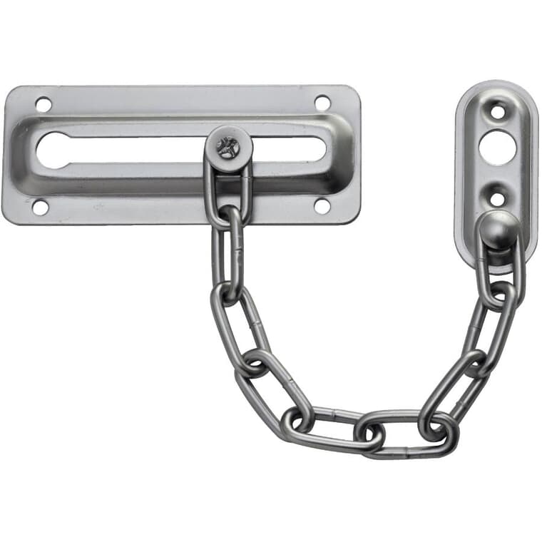 Chain Door Guard - Satin Chrome