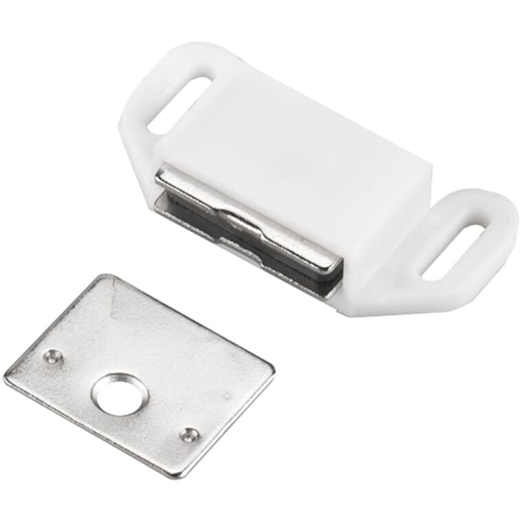 Magnetic Catches - White, 2 Pack