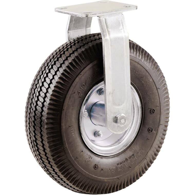 8" Pneumatic Wheel Rigid Plate Caster