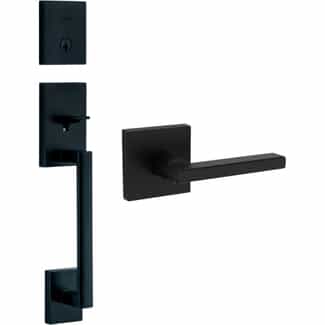 Naho　BK Weiser Sedona Matte Black Hall/Closet Passage Interior Door