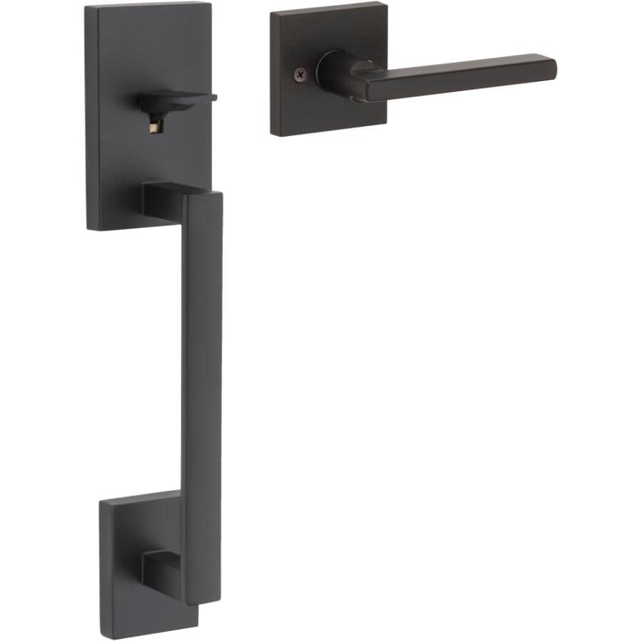 Naho　BK Weiser Sedona Matte Black Hall/Closet Passage Interior Door