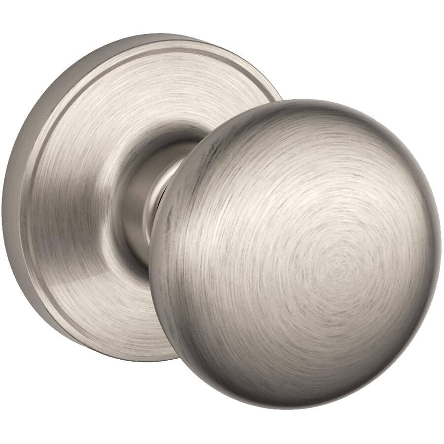 DEXTER Satin Nickel Stratus Passage Door Knobset | Home Hardware