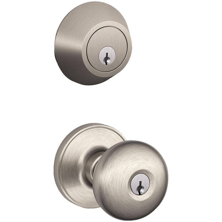 DEXTER Satin Nickel Stratus Combo Pack Knobset | Home Hardware