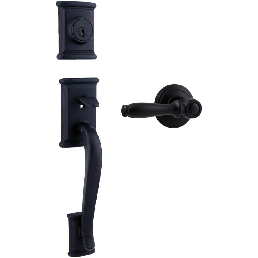 Weiser Lock Iron Black Ashfield/Ashfield Smart Key Entrance