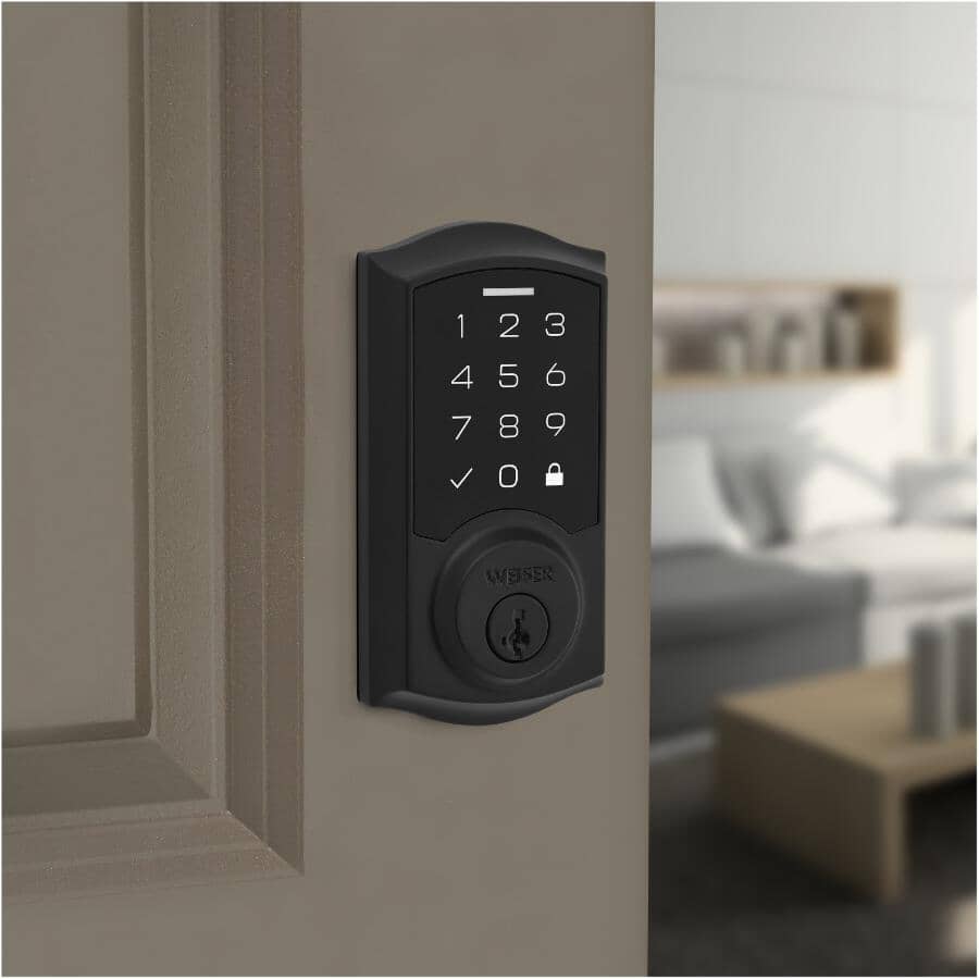 Weiser Code Lock WEISER LOCK SmartCode Electronic Touchpad Deadbolt | Home Hardware