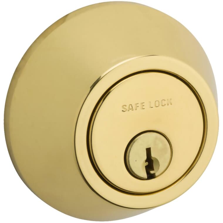 Brass Single Cylinder Safelock Deadbolt Lock