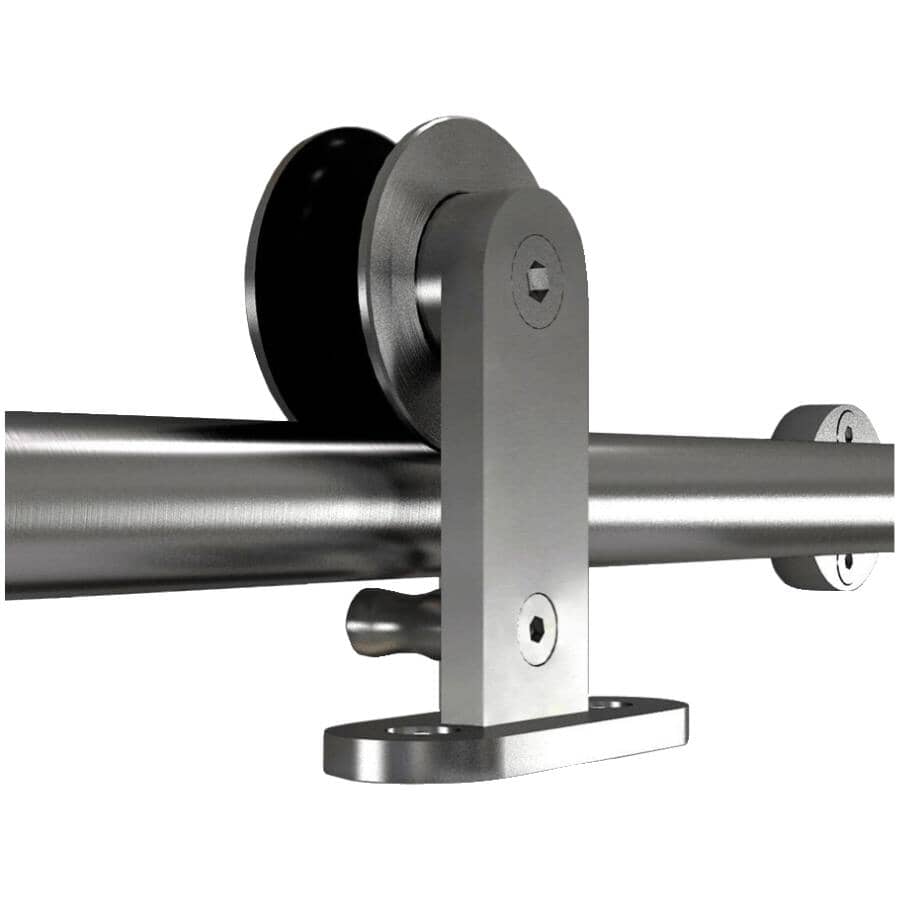 ONWARD Stainless Steel Industrial Style Visible Sliding Interior Rail ...