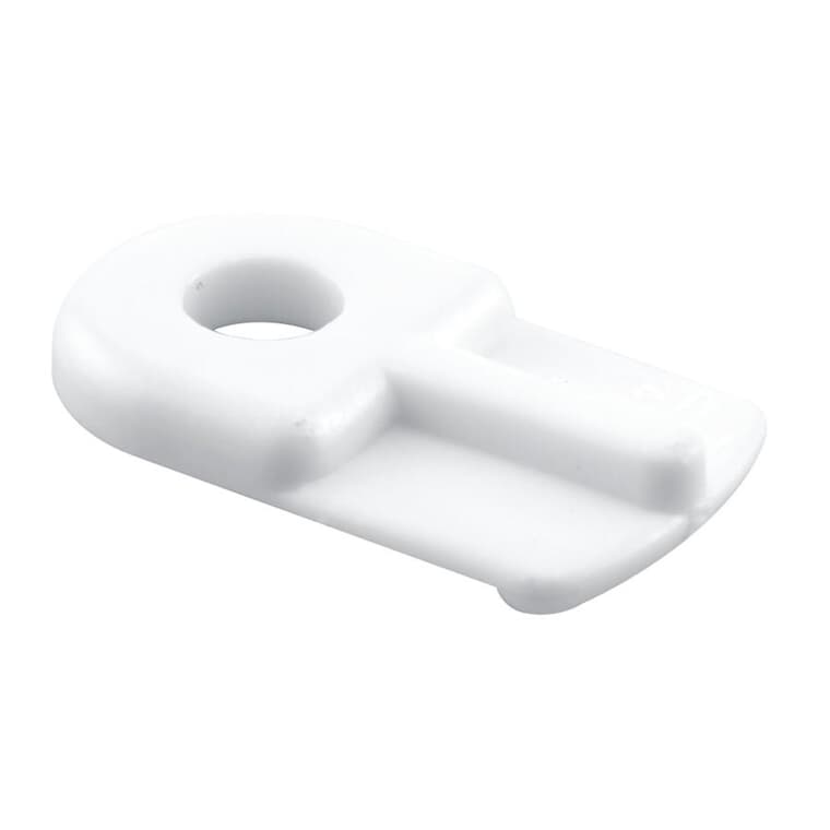 8 Pack White Plastic Turn Buttons