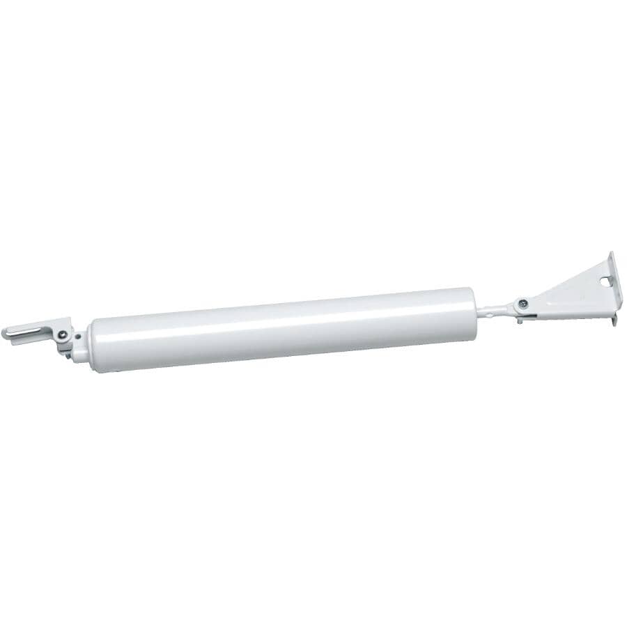 Screen Type Rack Closer IDEAL SECURITY Heavy Duty White Aluminum Screen Door Closer | Home Hardware