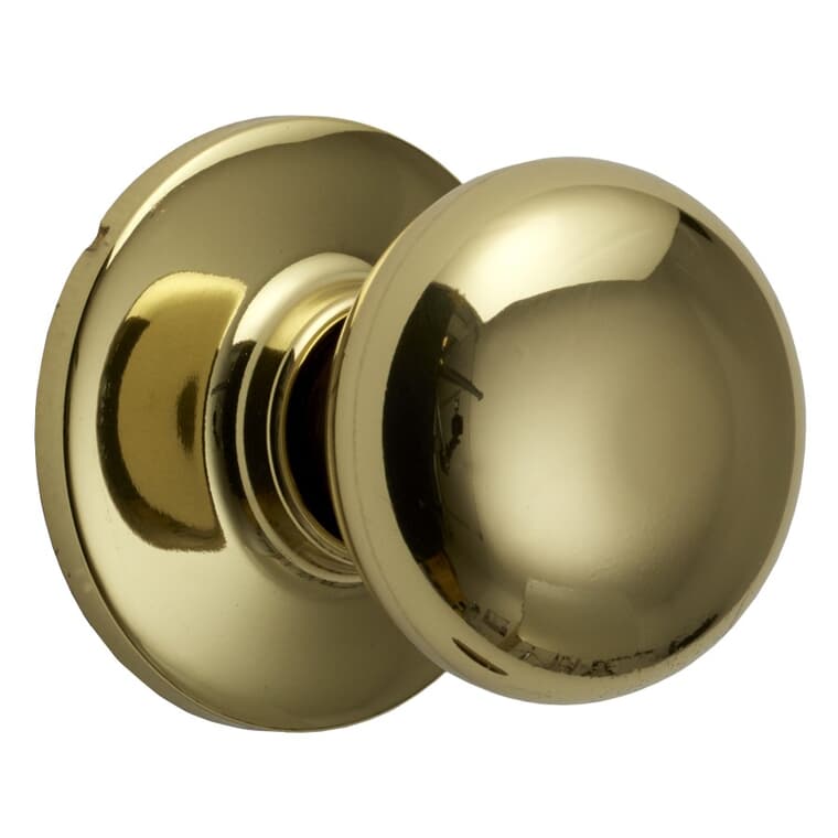 Polished Brass Olympus Dummy Door Knob