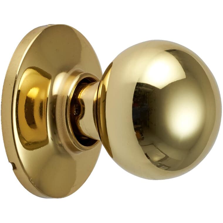 Polished Brass Bala Dummy Door Knob