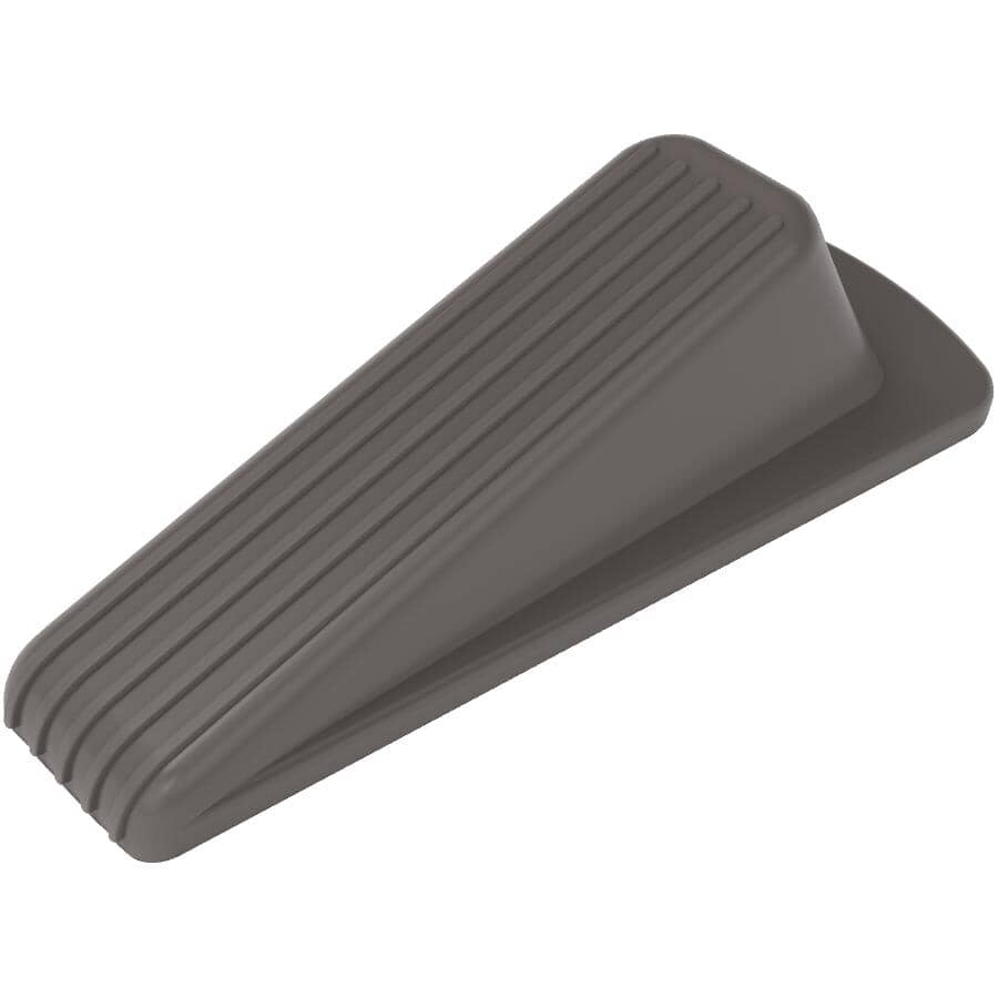 Qty 10 Bags of 5 Rubber Wedge Doorstop Large Brown 98678 