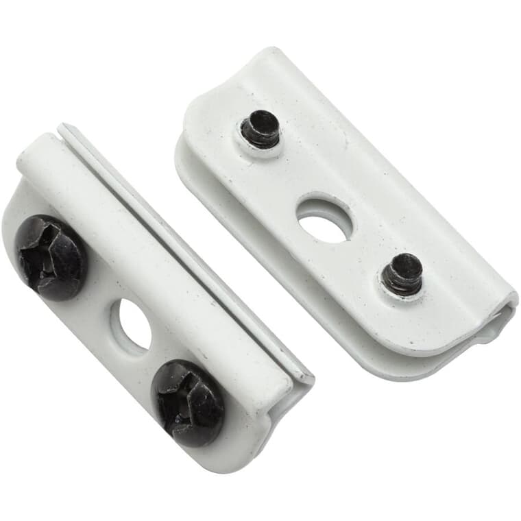 2 Pack White I Beam Mounting Joiners