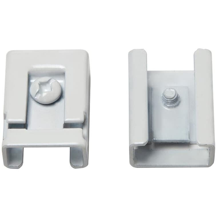 2 Pack White Projection I Beam Clips