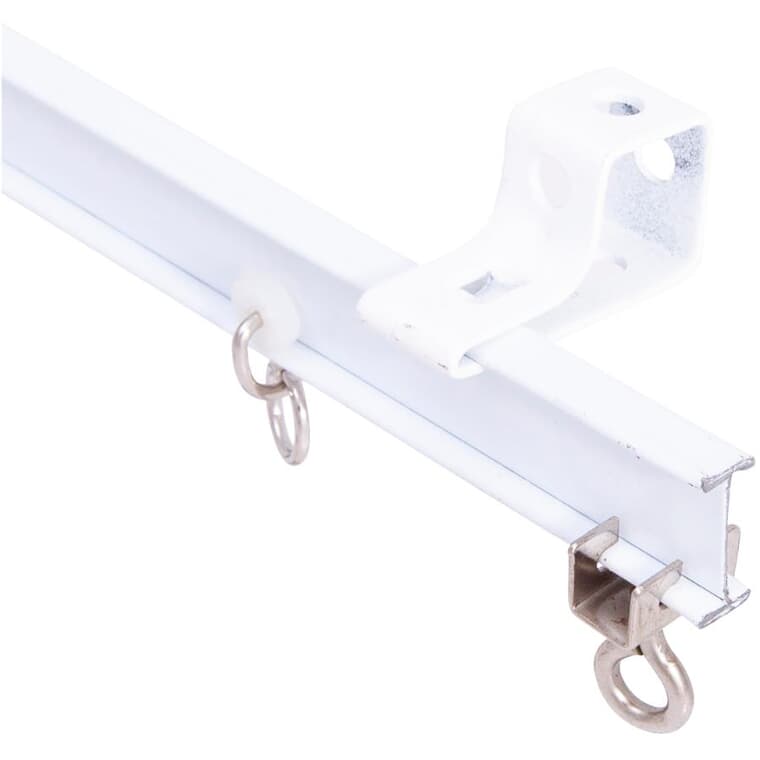 10' White I-Beam Track, with Fittings