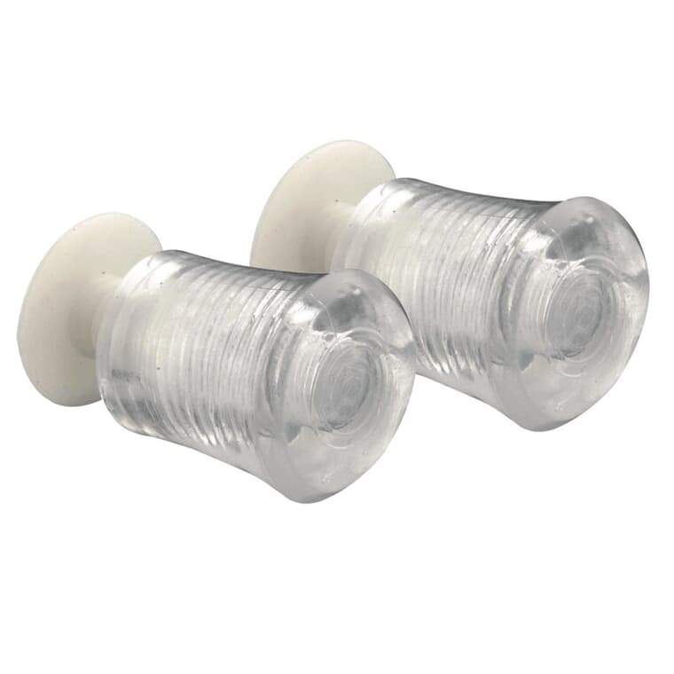 2 Pack Clear Acrylic Window Knobs