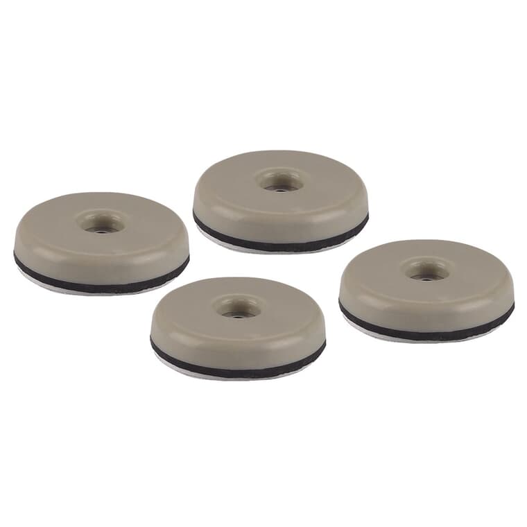 4 Pack 1-1/2" Screw-On Glides