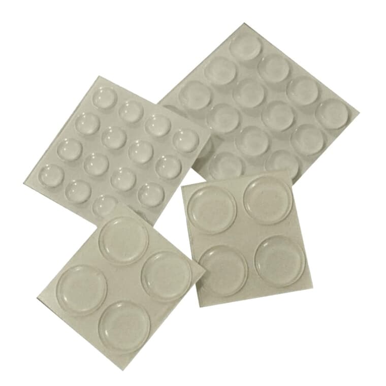 Vinyl Furniture Pads - Assorted Sizes, 40 Pack