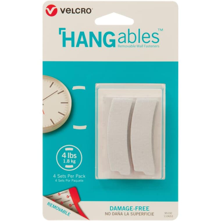 4 Pack 2.5" Curved Hangables Fasteners
