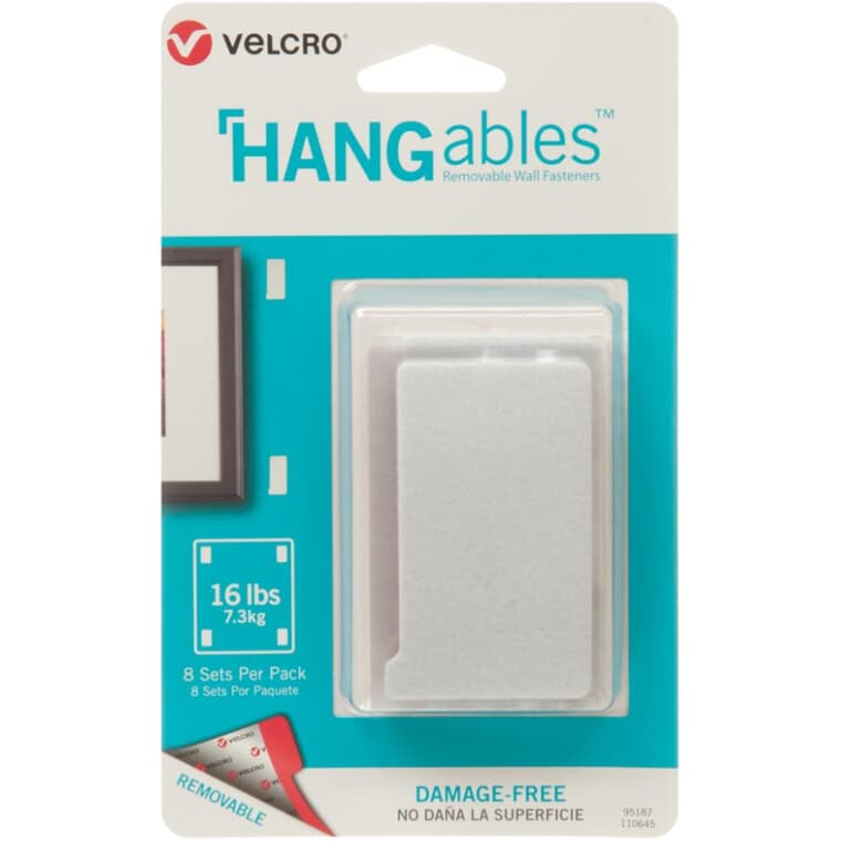 8 Pack 3" Square Hangables Fasteners
