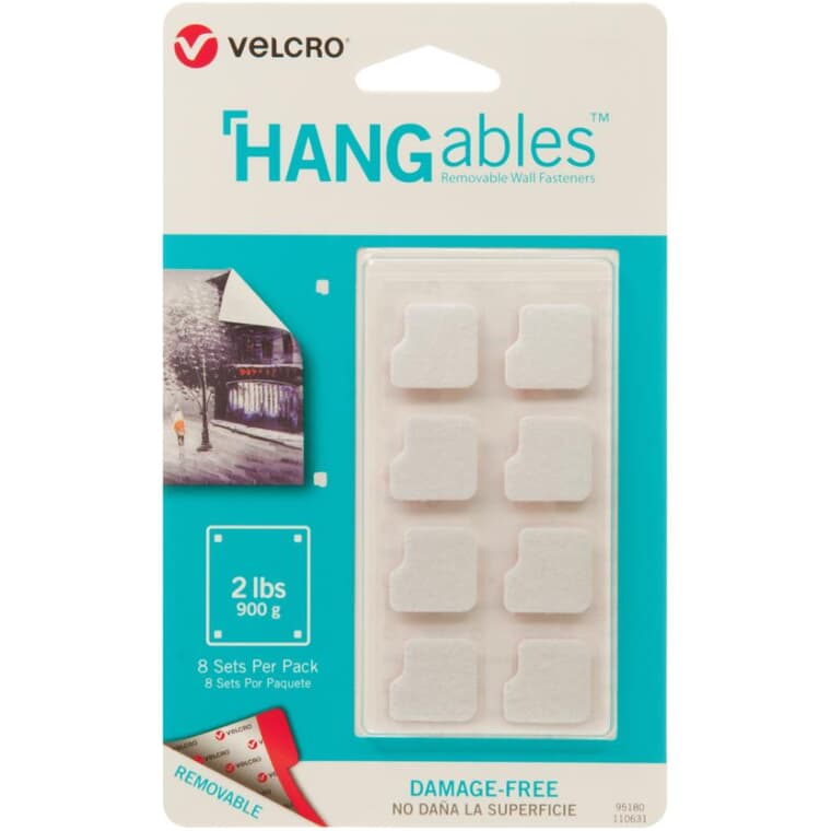 8 Pack 3/4" Square Hangables Fasteners
