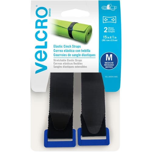 Velcro All Purpose Straps - Black + 2 x 36 + 2 Pack