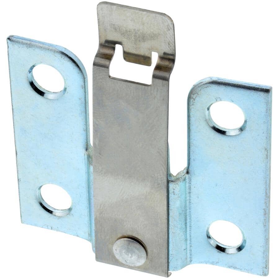 Hillman 851834 Cam-Type Sash Lock – Pewter Finish, Durable Steel, For Vinyl/Wood Windows, Includes Mounting Hardware (1-Pack)