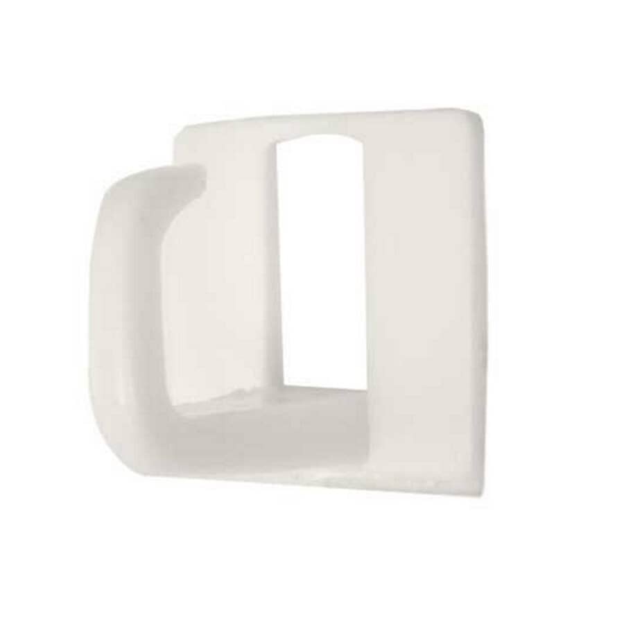 8 Pack White Adhesive Cup Hooks 