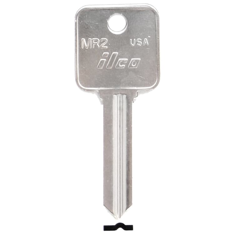 6-Pin Metal Rousseau Key Blank
