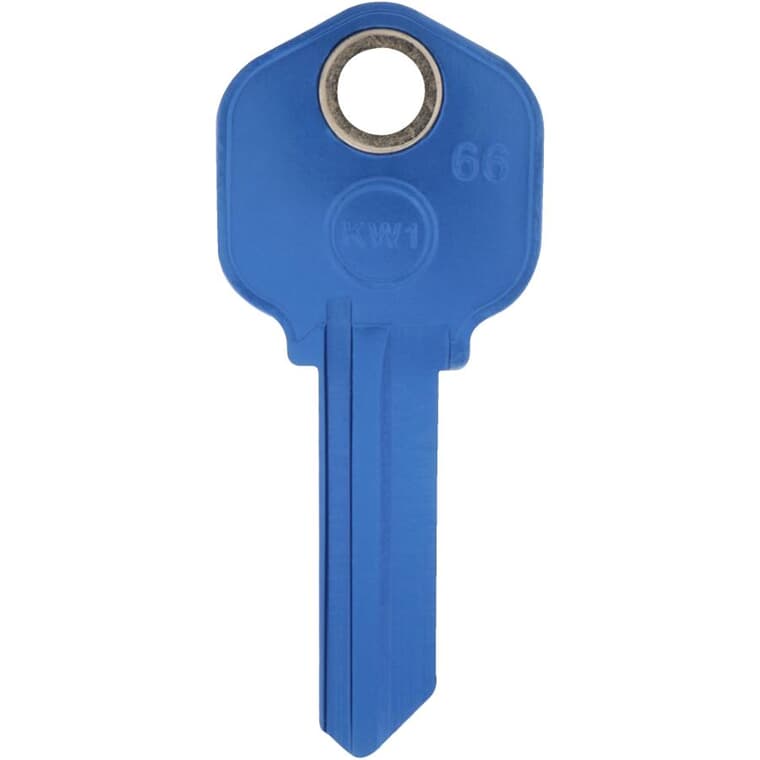 Magnetic KW1 Key Blank, Blue