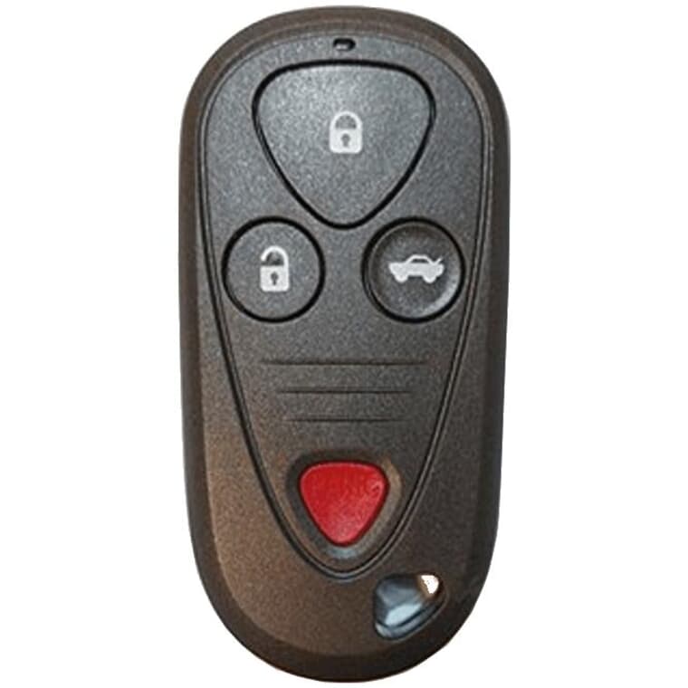 Boîtier de clé Acura à 4 boutons, avec pile