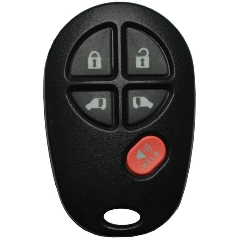 5 Button Toyota Fob Case - with Battery