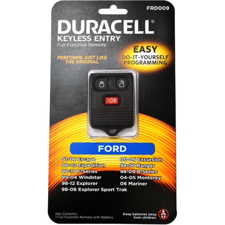3 Button Ford Keyless Fob