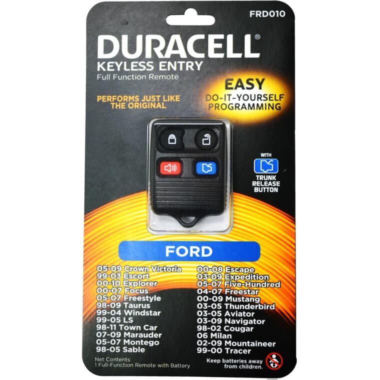 4 Button Ford Keyless Fob