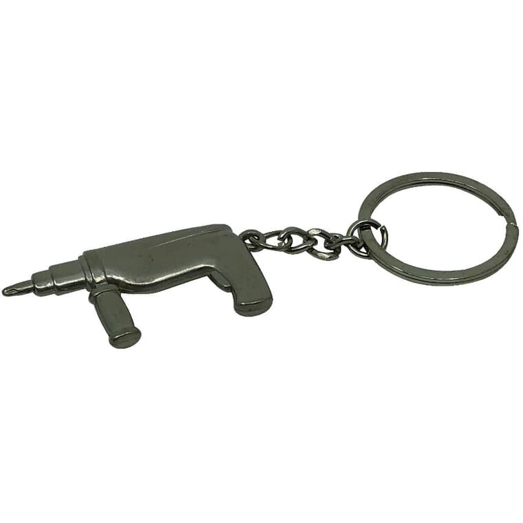 Power Drill Tool Keychain