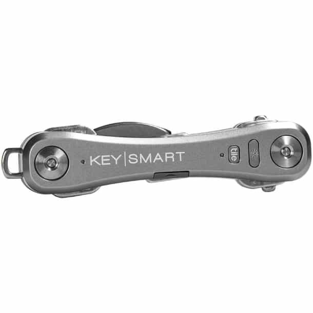 KEYSMART Slate Key Holder/Organizer with Tile Keys Locator and LED