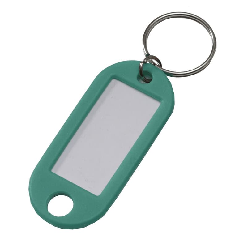 Plastic Tag Keychain