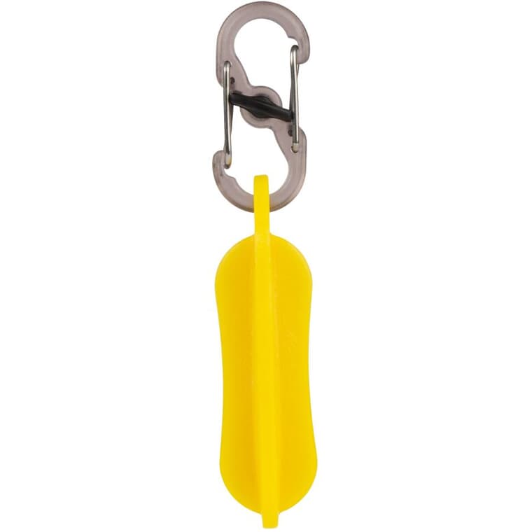 Yellow NextGlo Visibility Marker Keychain