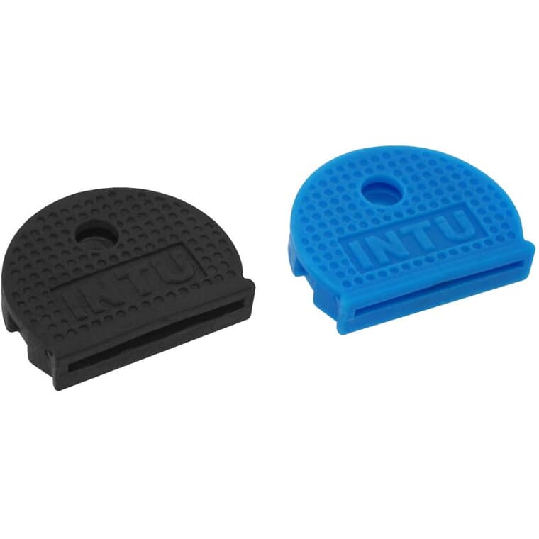 2 Pack Magnetic Key Cap Identifiers, Blue & Black