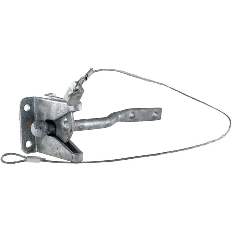 2" Zinc Automatic Gate Latch, with Cable