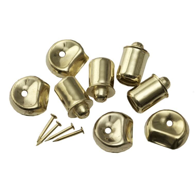 Bullet Catches - Brass Plated, 4 Pack