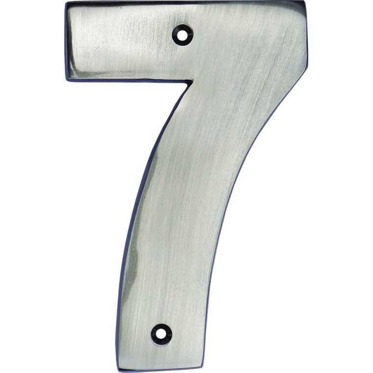 5" Antique Nickel '7' House Number