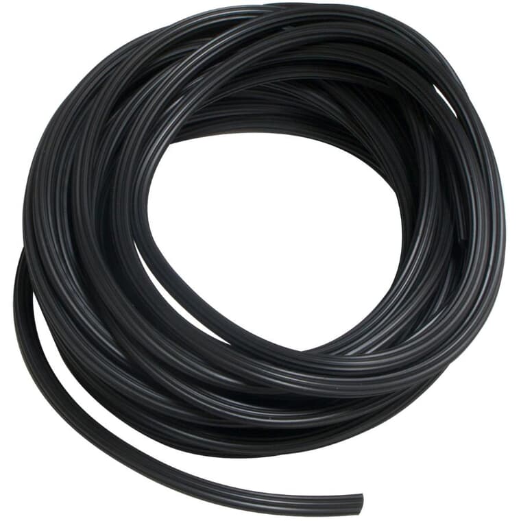 Bourrelet en PVC noir de 1 pi x 0,250 po