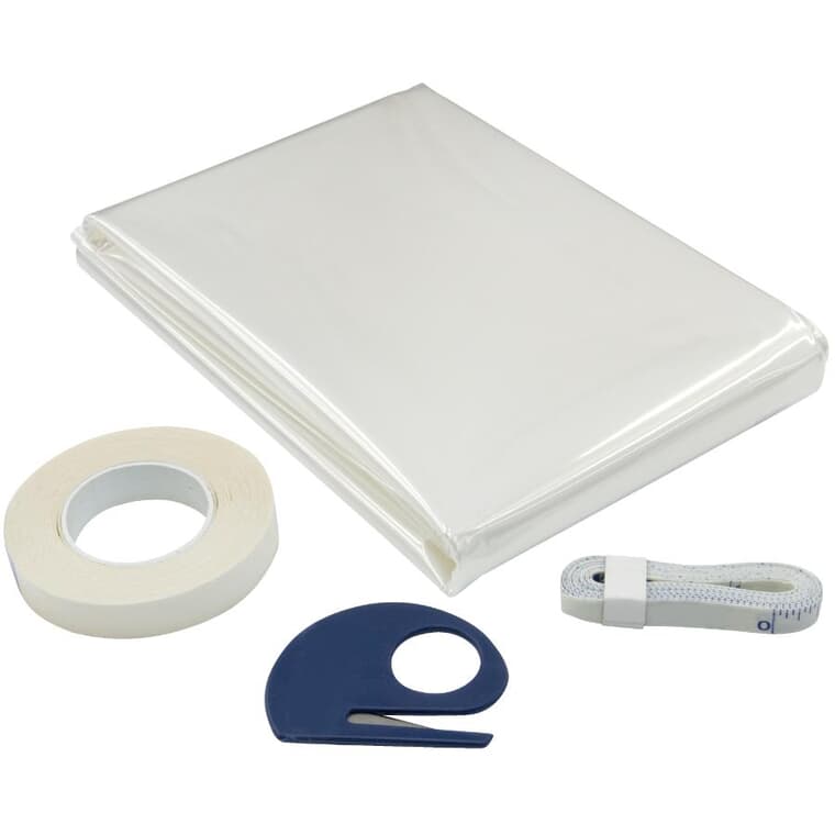 Insulation Window Kit - with Accessories, 64" x 42"