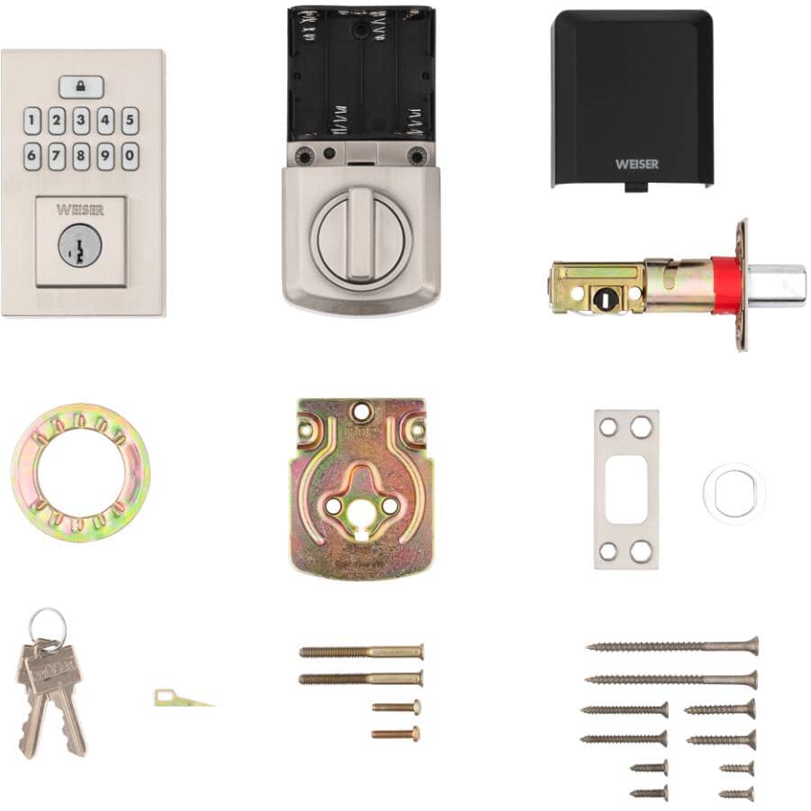 WEISER LOCK Contemporary SmartCode Electronic Keypad Deadbolt | Home ...