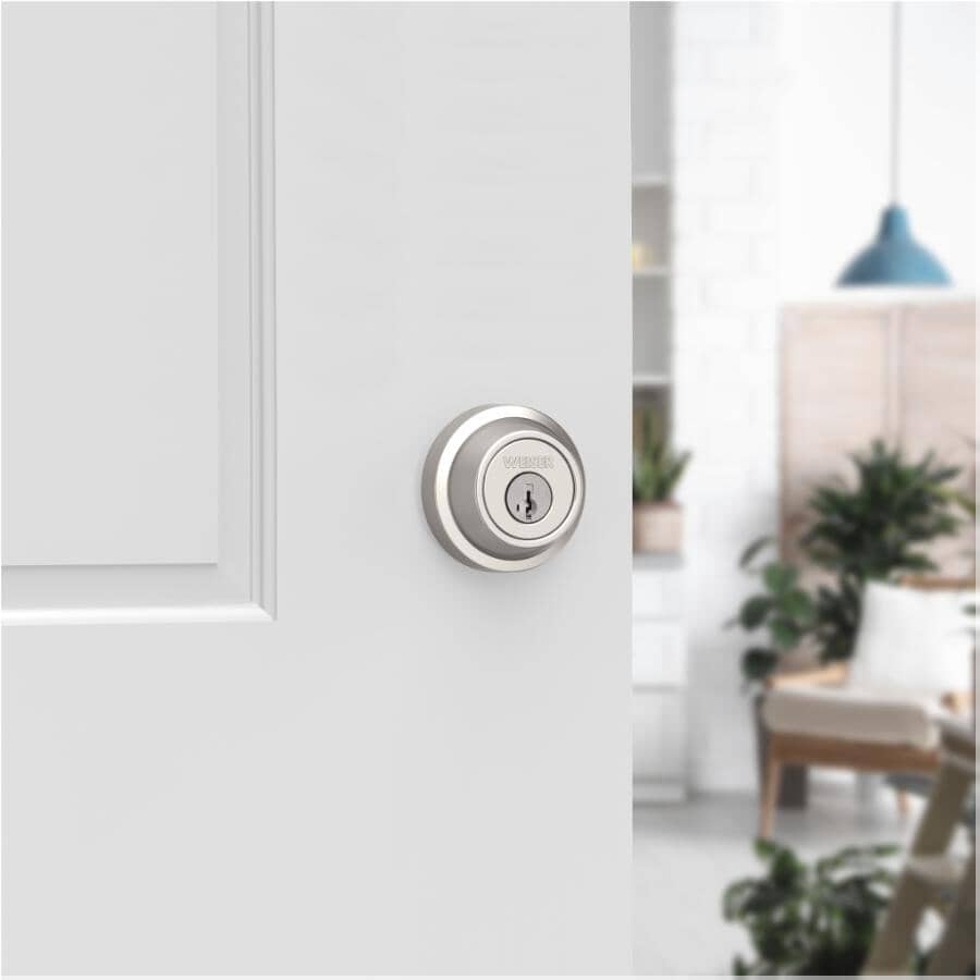 WEISER LOCK Round Single Cylinder Deadbolt Lock | Home Hardware