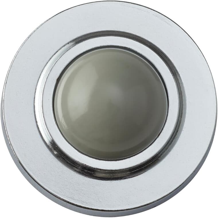 Polished Chrome Convex Wall Door Stop