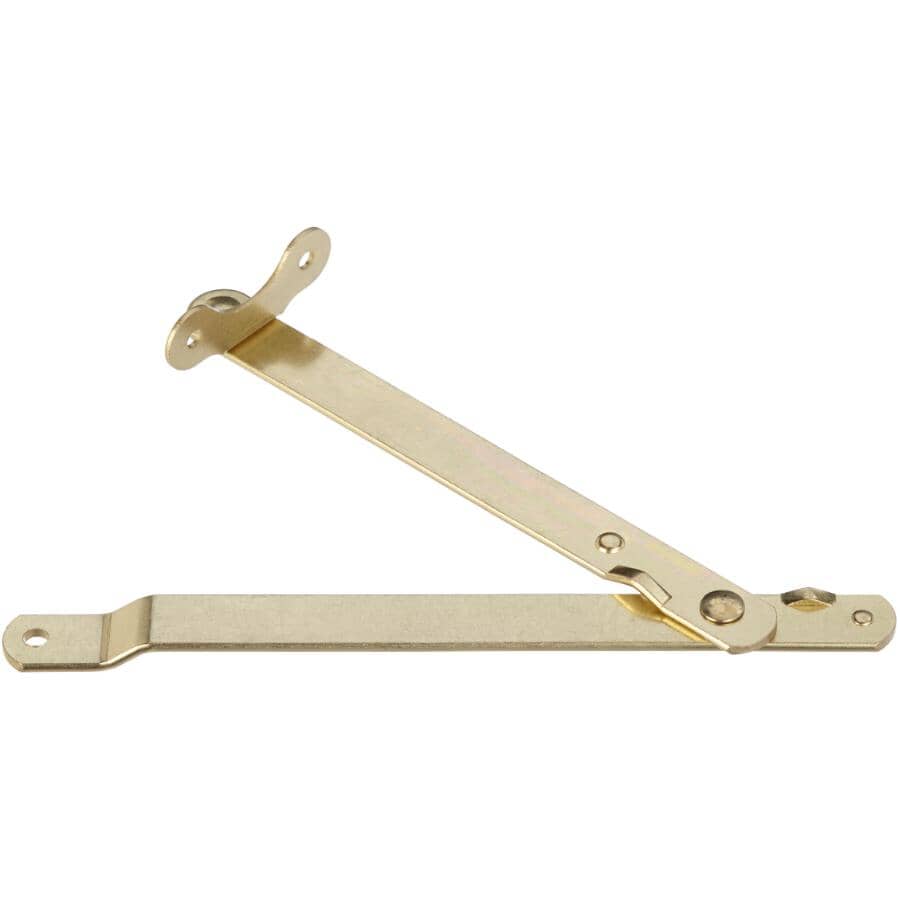 BUILDER'S HARDWARE Brass Right Side Folding Lid Support | Home Hardware