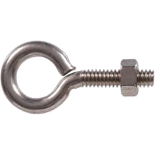 PinPro Lot De 4 Manilles Arquées Avec Boulons à Œil - WLL 0,5T - Acier Galvanisé à Chaud - Charge 500 Kg