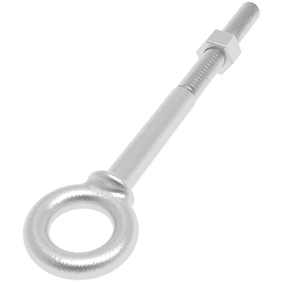 Boulon à œil Rond Pivotant Challenger - Fer Nickelé 1/2 X 3-1/8 - Modèle 40358
